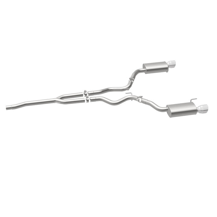 Magnaflow 19097 MagnaFlow Cat Back, SS, 2.5in, Street, Dual Split Polished 4.5in Tips 2015 Ford Mustang Ecoboost