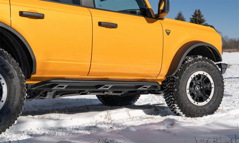 N-Fab TSF214B-TX Trail Slider Steps 2021 Ford Bronco 4 Door - Textured Black