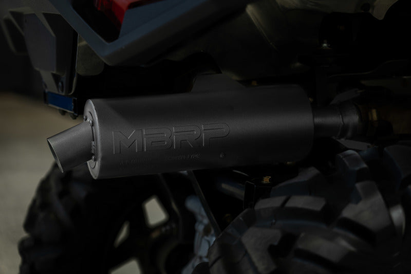 MBRP AT-6502SP 01-05 Polaris Sportsman 400 / 06-07 Sportsman 450 Slip-On Combination Exhaust w/Sport Muffler