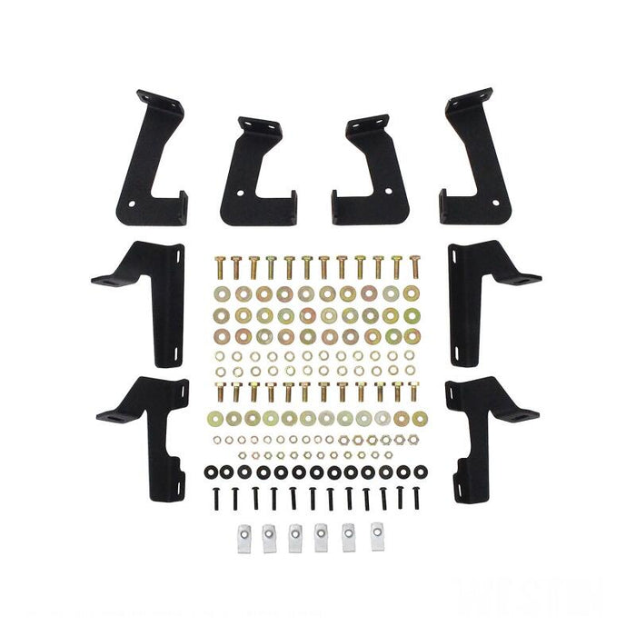 Westin 56-14055 18-20 Jeep Wrangler JL 2DR HDX Drop Nerf Step Bars - Textured Black