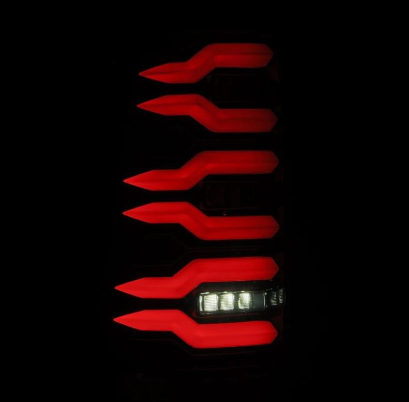 AlphaRex 620005 99-06 Chevrolet Silverado Sierra LUXX-Series LED Tail Lights Alpha-Black