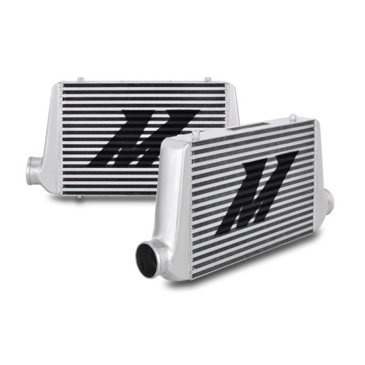 Mishimoto MMINT-UG Universal Silver G Line Bar & Plate Intercooler Overall Size: 24.5x11.75x3 Core Size: 17.5