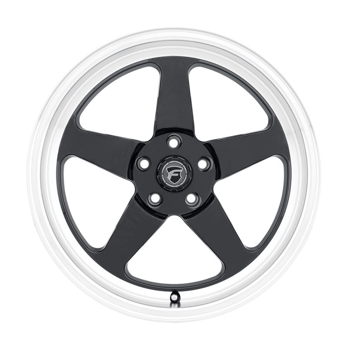 Forgestar F0917C088N19 D5 Drag 17x5.0 / 5x139.7 BP / ET-19 / 2.25in BS Gloss Black Wheel