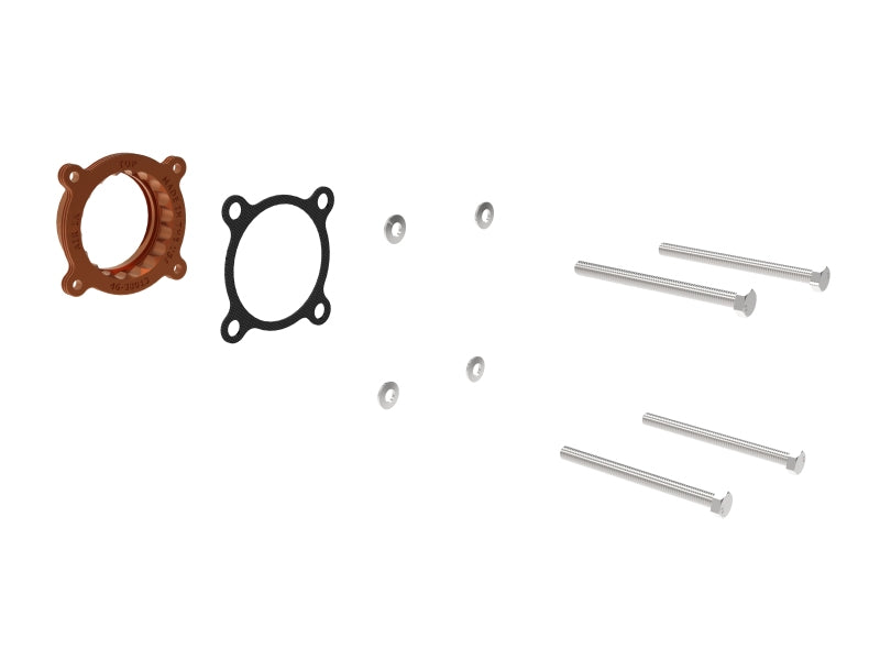aFe 46-38013 Silver Bullet Throttle Body Spacers TBS 22-23 Toyota GR86 H4-2.4L - Orange