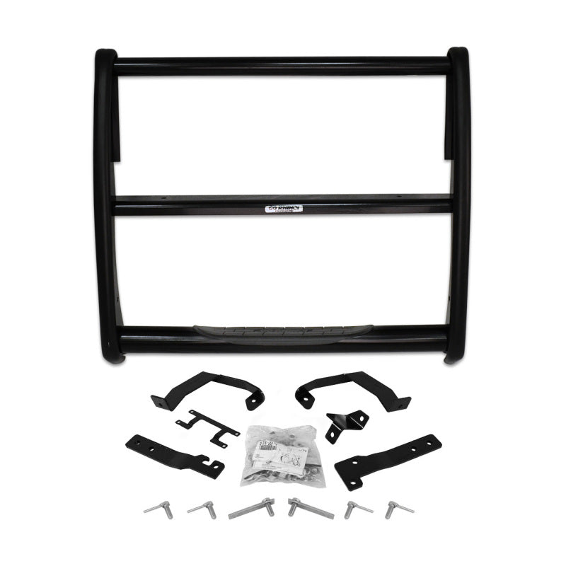 Go Rhino 3373B 17-19 Ford F-250/F-350 Super Duty 3000 Series StepGuard - Black (Center Grille Guard Only)