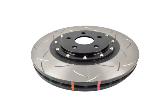 DBA DBA53919BLKS 11-17 Jeep Grand Cherokee Trackhawk (6.2L V8) 5000 Series Slotted Front Brake Rotor w/Black Hat