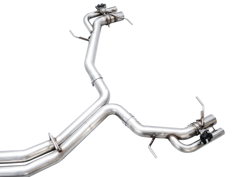 AWE Tuning 3025-33776 21-23 Audi C8 RS6/RS7 SwitchPath Cat-back Exhaust - Diamond Black Tips