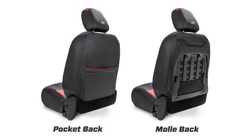 PRP Seats B039-02 PRP 2018+ Jeep Wrangler JLU/4 Door/Jeep Gladiator JT/ Non-Rubicon Front Seat Covers(Pair) -All Black