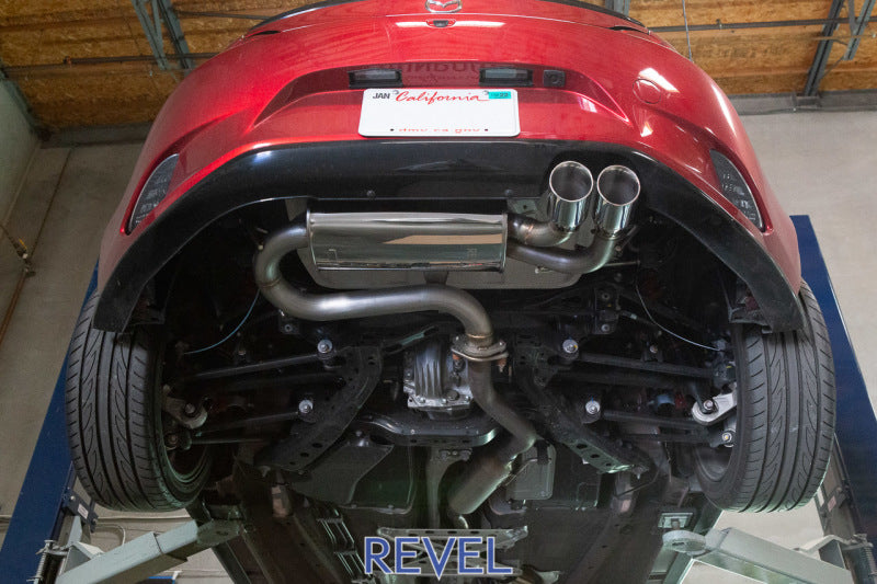 Revel T70190AR 16-20 Mazda MX-5 Medallion Touring-S Catback Exhaust - Dual Tip / Axle-Back
