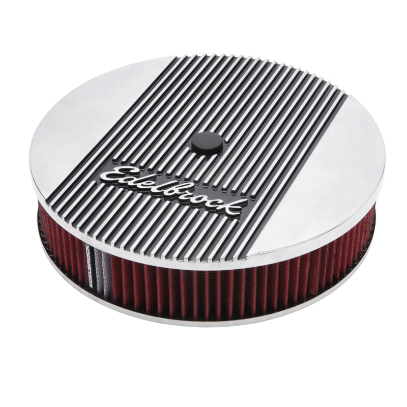 Edelbrock 4266 Air Cleaner Elite II 14In Diameter w/ 3In Element Polished
