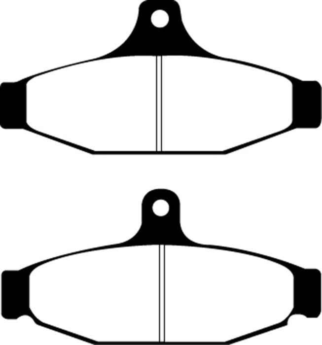 EBC DP31167C 90-00 Aston Martin Vantage 5.3 (Twin Supercharged)(AP) Redstuff Rear Brake Pads