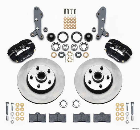 Wilwood 140-13653 Forged Dynalite-M Front Kit 11.30in 1 PC Rotor&Hub 60-68 Ford / Mercury Full Size / Galaxie