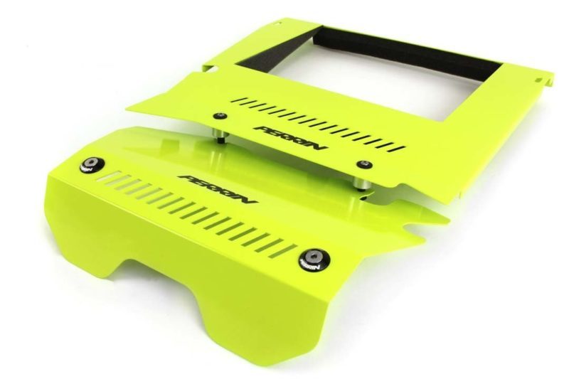 Perrin Performance PSP-ENG-165NY PERRIN 15-21 Subaru WRX Engine Cover Kit (Intercooler & Pulley Covers Incl.) - Neon Yellow