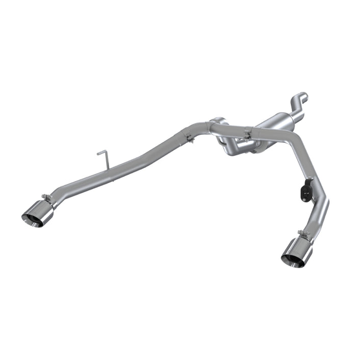 MBRP S5538304 2020 Jeep Gladiator 3.6L 2.5in Dual Rear Exit Cat Back Exhaust 304