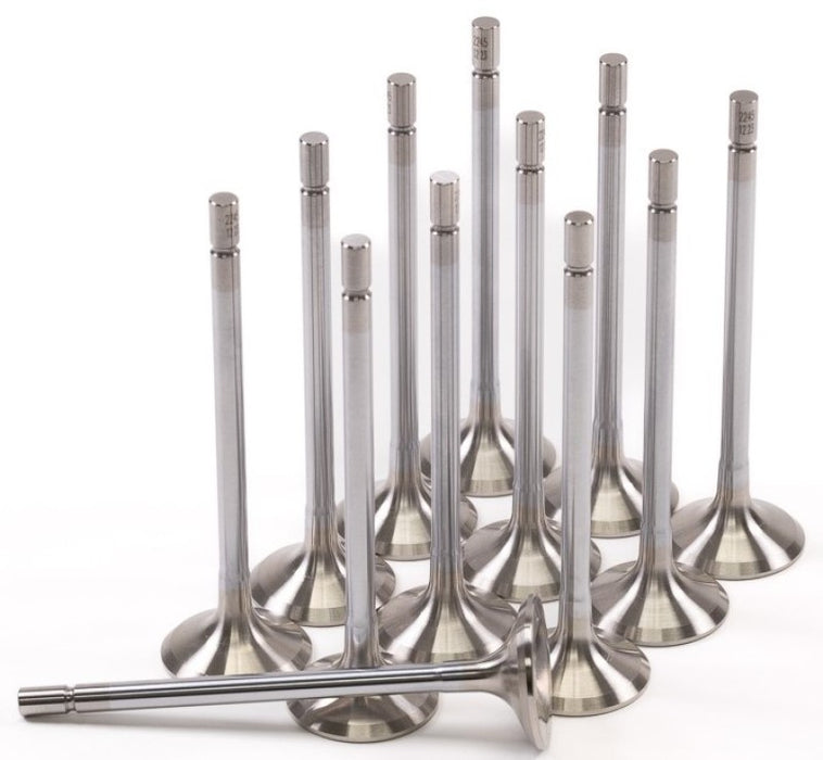 GSC Power Division 2245-12 GSC P-D Nissan VR30DDTT 28.5mm Head STD 97.5mm Long Super Alloy Exhaust Valve - Set of 12