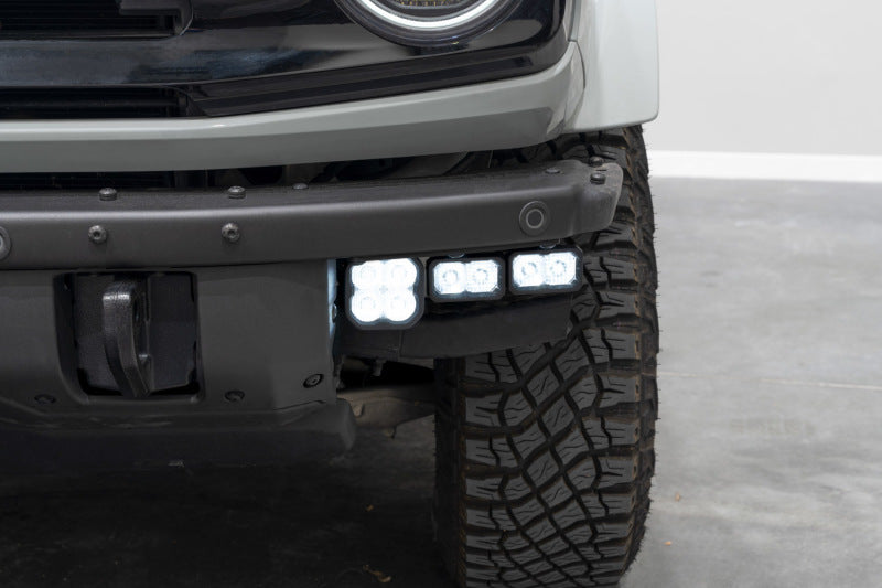 Diode Dynamics DD7179 21-Up Ford Bronco Stage Series Fog Pocket Kit - Yellow Sport