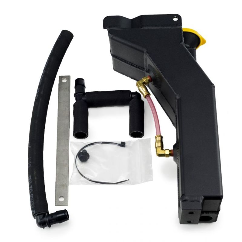 Killer B Motorsport DWR2-B Killer B Dual Reservoir Tank (Wash / Coolant) for 08-14 Subaru WRX/STi - Black
