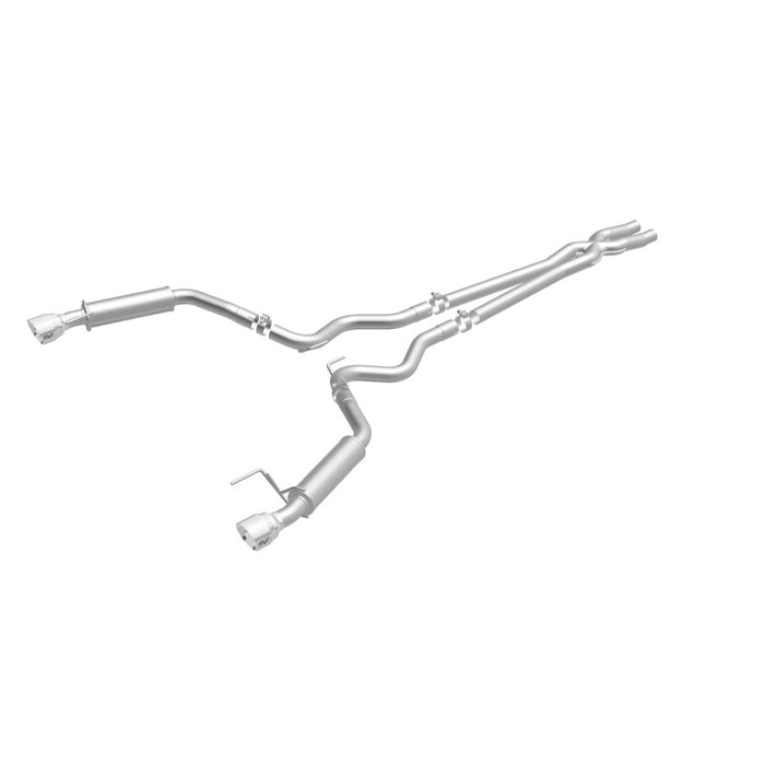 Magnaflow 19099 MagnaFlow Cat Back, SS, 2.5in, Competition, Dual Split Polished 4.5in Tips 2015 Ford Mustang V6 3.7L