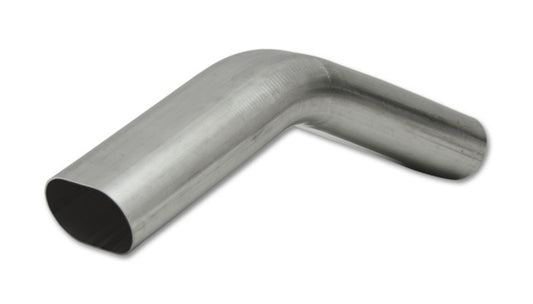 Vibrant 13200 3in Oval (Nominal Size) T304 SS 45 deg VERTICAL Mandrel Bend 6in x 6in leg lengths
