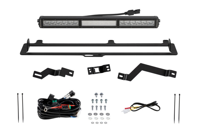 Diode Dynamics DD7415 2022+ Toyota Tundra White Combo TRD Pro Grille Light Bar Kit