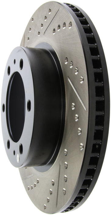 Stoptech 127.44129R StopTech 07-08 Toyota FJ Cruiser / 05-08 Tacoma (6 lug) / 03-08 4 Runner (319mm disc) SportStop Slo