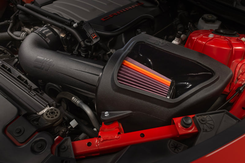 K&N Engineering 50-3092 K&N 16-24 Chevy Camaro SS V8-6.2L F Performance Air Intake System