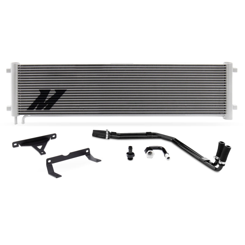 Mishimoto MMTC-F2D-17SL 17-19 Ford 6.7L Powerstroke Transmission Cooler Kit Silver