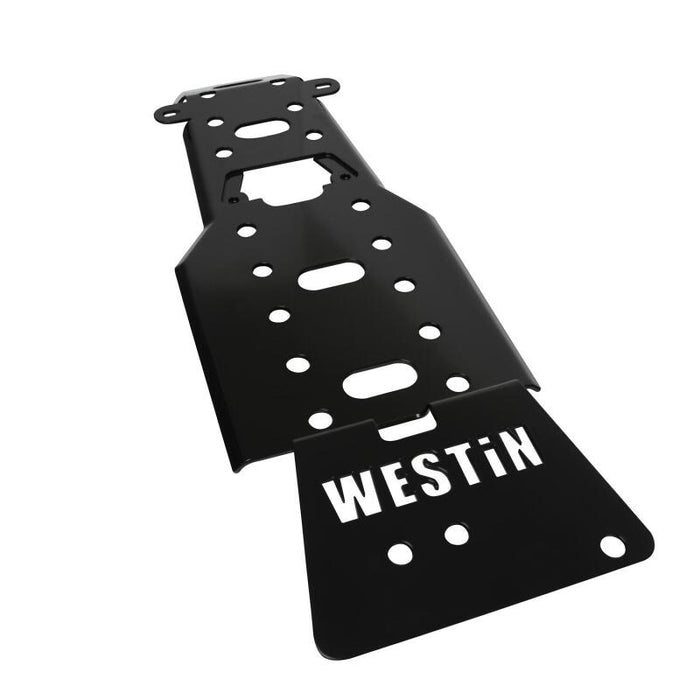 Westin 42-21125 /Snyper 07-11 Jeep Wrangler Transmission Pan Skid Plate - Textured Black