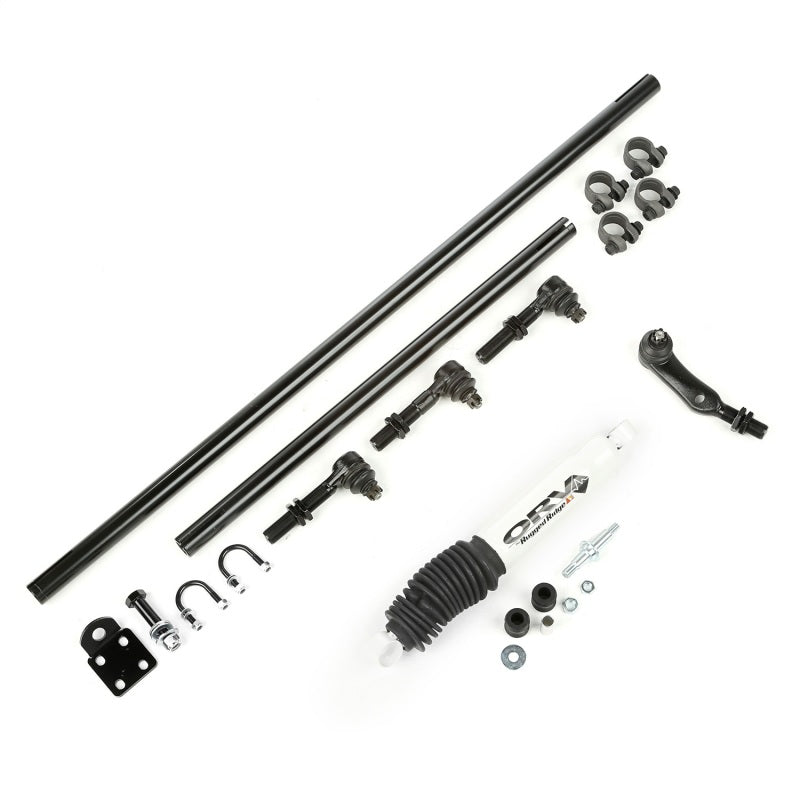 Rugged Ridge 18050.88 HD Steering Kit W/ Damper 84-06 Jeep XJ ZJ TJ