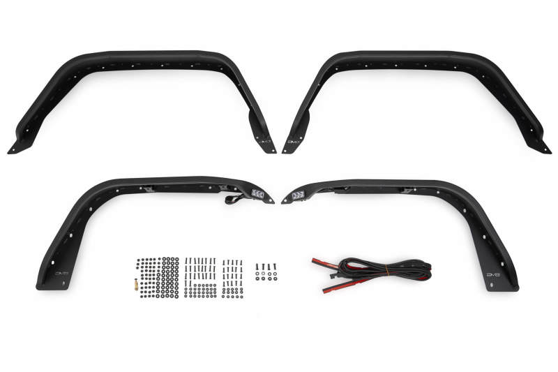 DV8 Offroad FDGL-07 20-23 Jeep Gladiator JT Slim Fender Flares