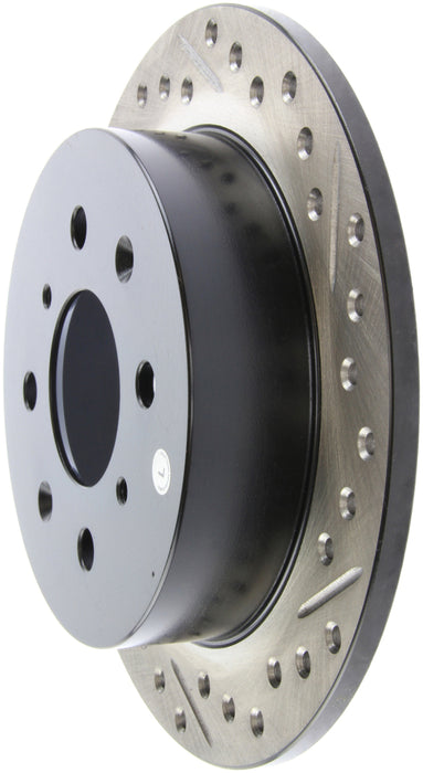 Stoptech 127.40017L StopTech 90-96 Acura Integra / 97-01 Integra (Exc. Type R) Slotted & Drilled Left Rear Rotor