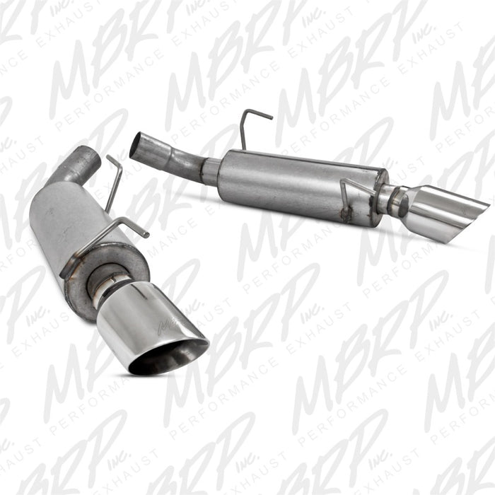 MBRP S7200AL 05-10 Ford Mustang GT 5.0/Shelby GT500 Dual Mufflers Axle Back Split Rear AL