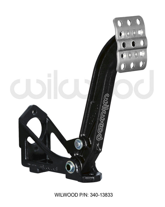 Wilwood 340-13833 Adjustable Single Pedal - Floor Mount - 6:1