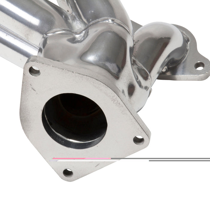 BBK 40050 99-04 GM Truck SUV 4.8 5.3 Shorty Tuned Length Exhaust Headers - 1-3/4 Silver Ceramic