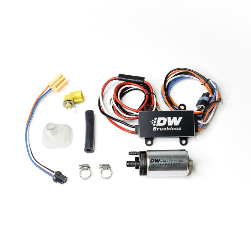 DeatschWerks 9-441-C102-0905 DW440 440lph Brushless Fuel Pump Single/Dual Controller & Install 05-10 Ford Mustang GT