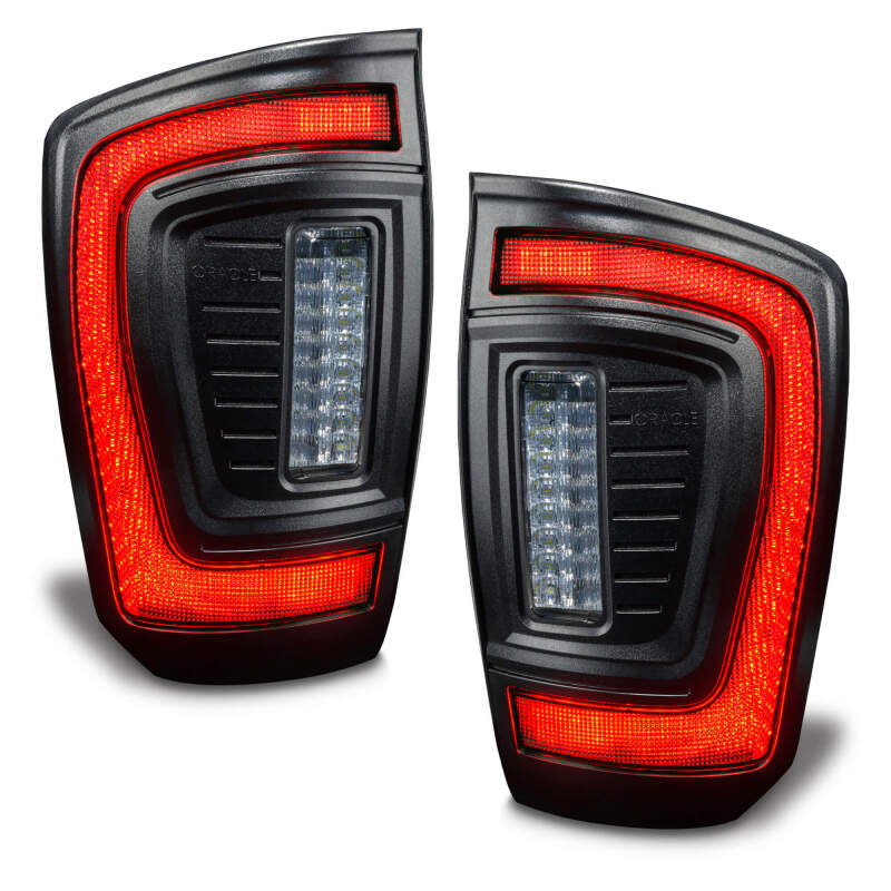 ORACLE Lighting 5911-504-T Oracle Lighting 16-23 Gen 3 Toyota Tacoma Black Series Flush Style LED Tail Lights