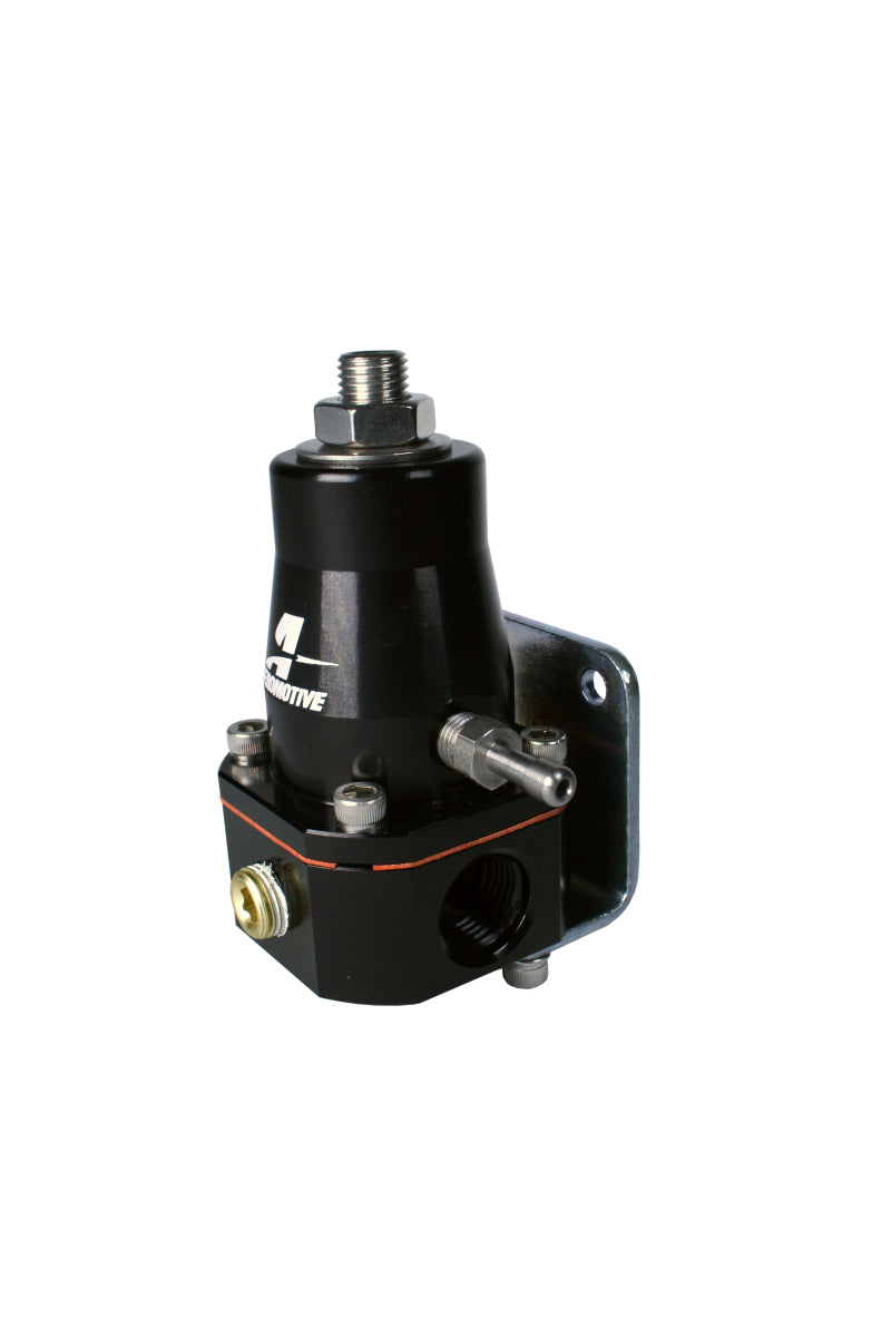 Aeromotive 13136 Adjustable Regulator Billet EFI Bypass - (2) -6 Inlets/(1) -6 Return - Black