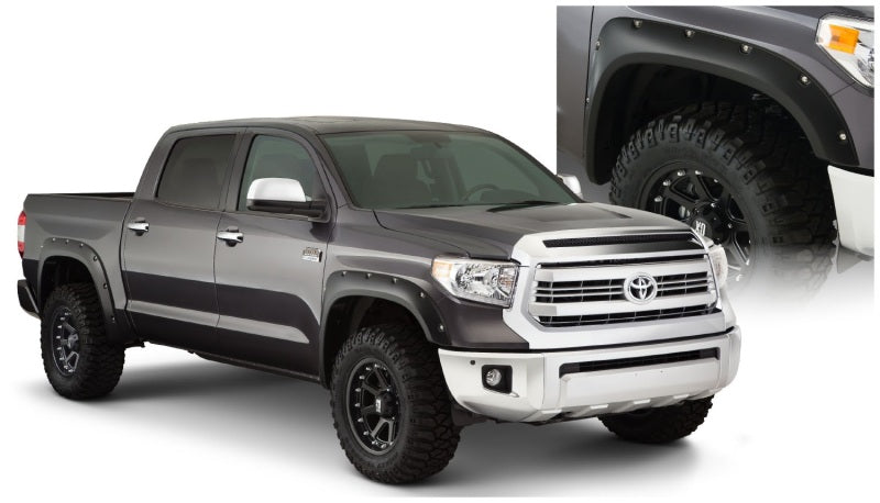 Bushwacker 30918-02 14-18 Toyota Tundra Fleetside Pocket Style Flares 4pc 66.7/78.7/97.6in Bed - Black