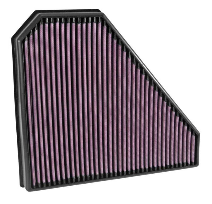 K&N Engineering 33-5028 K&N Replacement Panel Air Filter for 14-15 Cadillac CTS V-Sport 3.6L V6