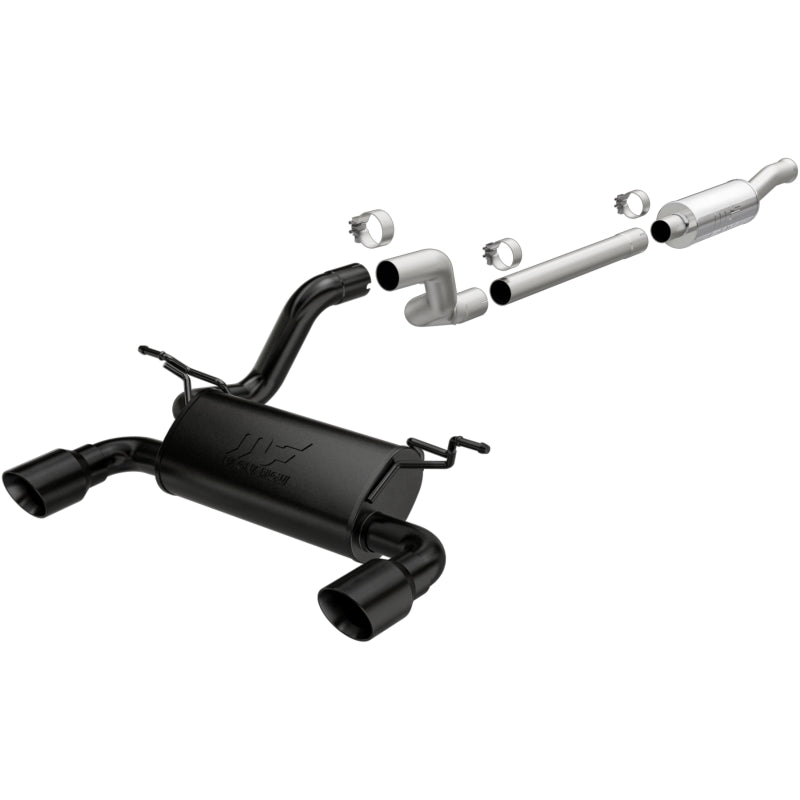 Magnaflow 19417 MagnaFlow 2018+ Jeep Wrangler 3.6L 409 SS Dual Split Rear Exit Black Tips Cat-Back Exhaust