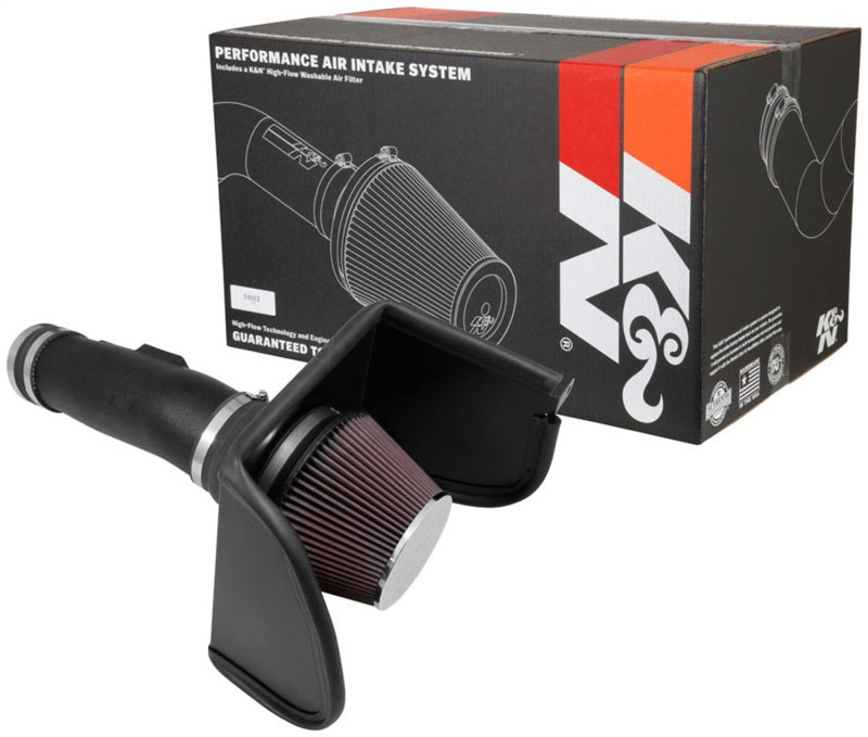 K&N Engineering 63-6019 K&N 2017 Nissan Titan V8-5.6L F/I AirCharger Performance Intake