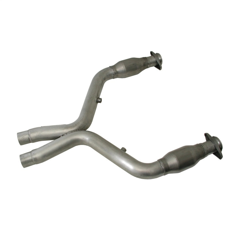 BBK 1658 11-14 Mustang 5.0 Short Mid X Pipe With Catalytic Converters 3.0 For Long Tube Headers