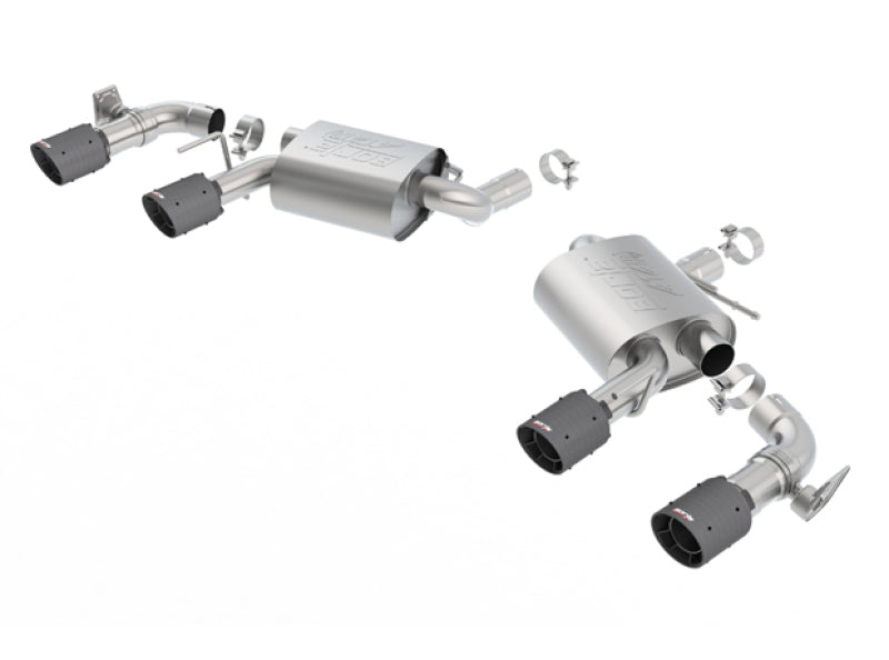 Borla 11925CFBA 2016 Chevy Camaro SS V8 AT/MT ATAK Rear Section Exhaust with Dual Mode Valves