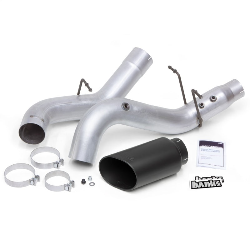 Banks Power 48996-B 17-19 Chevy Duramax L5P 2500/3500 Monster Exhaust System w/ Black Tip
