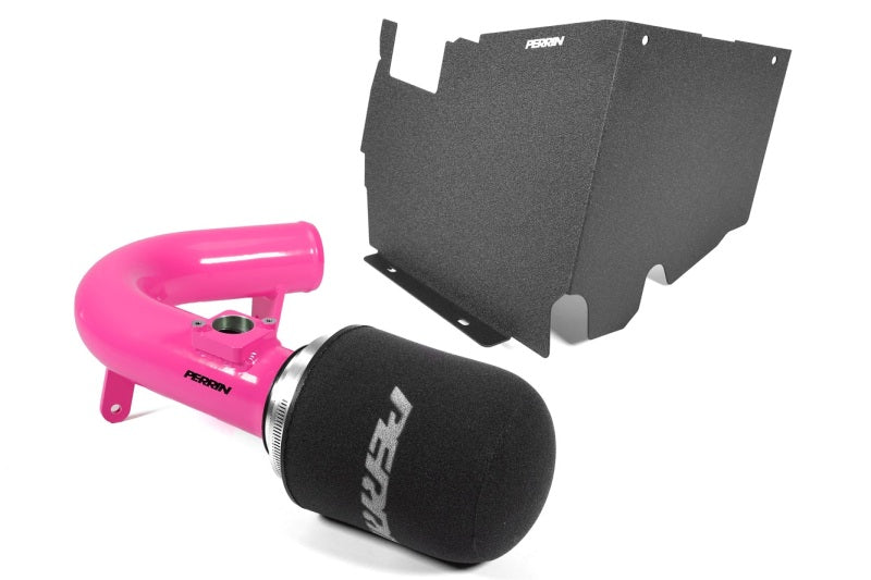 Perrin Performance PSP-INT-328HP PERRIN 22-25 Subaru WRX Cold Air Intake w/Heatshield - Hyper Pink