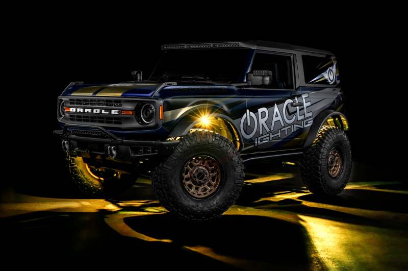 ORACLE Lighting 5895-339 Oracle Underbody RGB+W Wheel Well Rock Light Kit - 4 PCS - ColorSHIFT