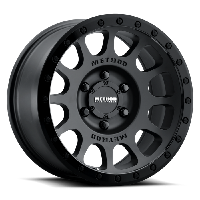 Method Wheels MR305890801018 Method MR305 NV 18x9 +18mm Offset 8x6.5 130.81mm CB Double Black Wheel
