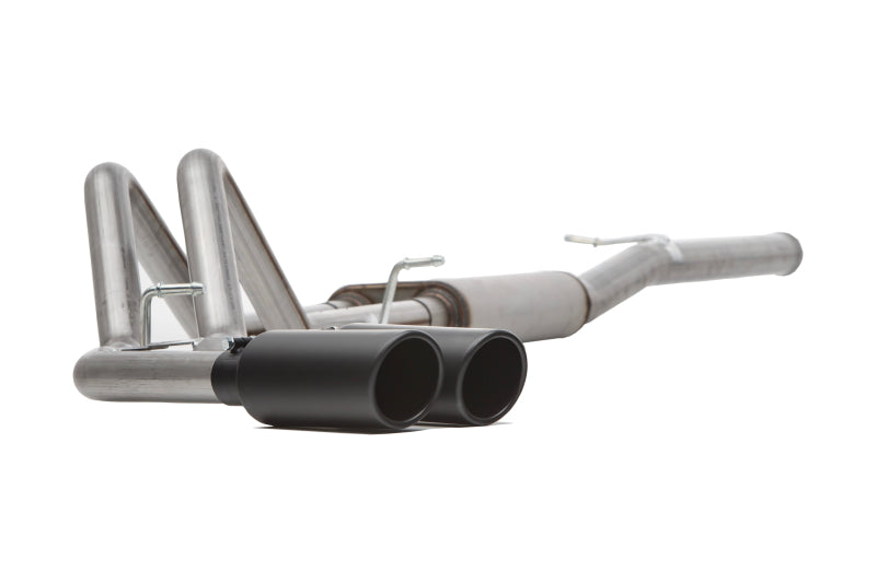 Gibson 68300B 04-10 Nissan Titan LE 5.6L 2.5in Cat-Back Dual Sport Exhaust - Black Elite - Not KingCab Pro4