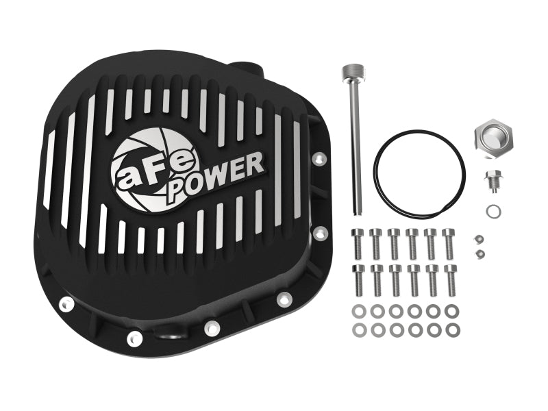aFe 46-70022 Power Cover Diff Rear Machined COV Diff R Ford Diesel Trucks 86-11 V8-6.4/6.7L (td) Machined