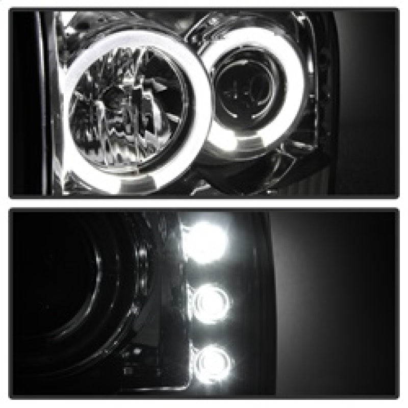 SPYDER 5010360 Spyder Ford F250 Super Duty 99-04 Projector Version 2 LED Halo LED Chrm PRO-YD-FF25099-1P-G2-C